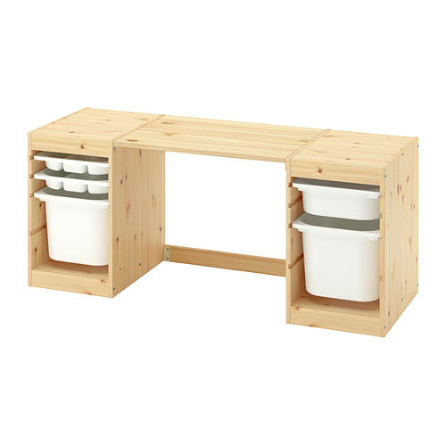 TROFAST, desk with storage boxes/trays. 1 of 8 open dialog
