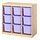 Select colour variation: room divider/light white stained pine lilac