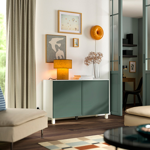 BESTÅ, combinación almacenamiento+puertas. 2 de 3 open dialog