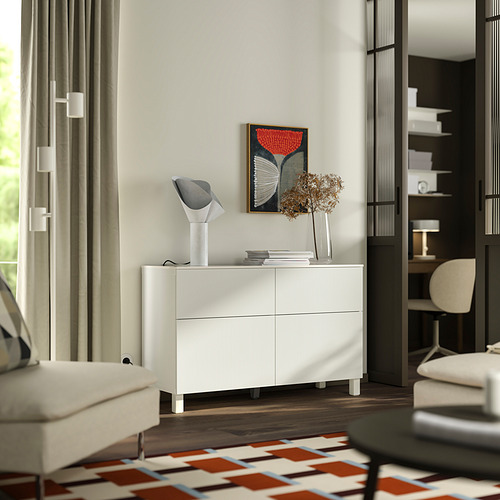 BESTÅ, storage combination w doors/drawers. 2 of 3 open dialog