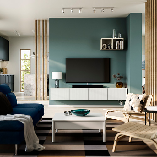 BESTÅ, mueble para TV+puertas. 2 de 5 open dialog