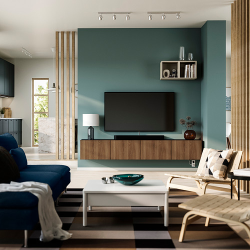 BESTÅ, mueble para TV+puertas. 2 de 5 open dialog