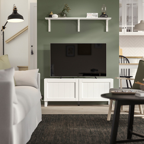 BESTÅ, mueble para TV+puertas. 2 de 5 open dialog