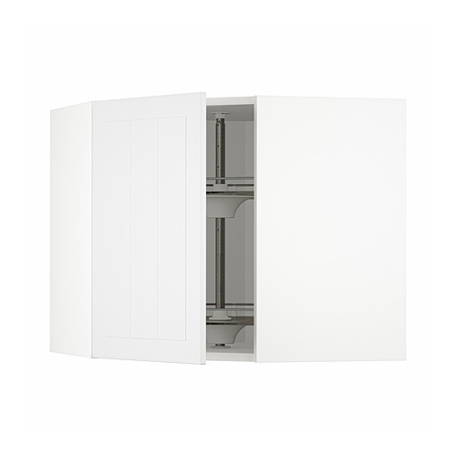 Mueble de cocina METOD en color blanco con estante ajustable.