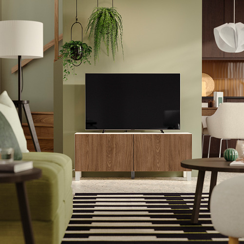 BESTÅ, mueble para TV+puertas. 2 de 4 open dialog