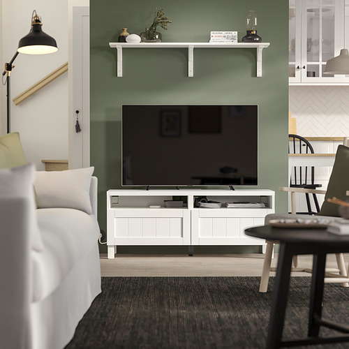 BESTÅ, TV bench with drawers. 2 of 6 open dialog