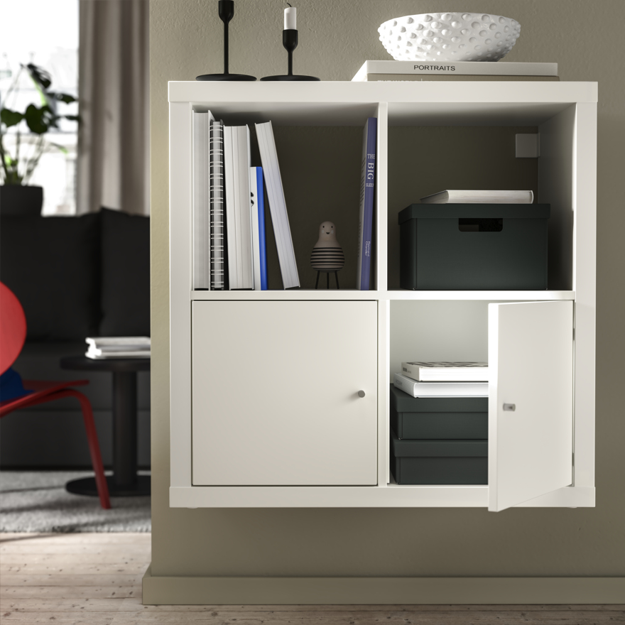 KALLAX, estantería con puertas. 3 de 8 abrir diálogo