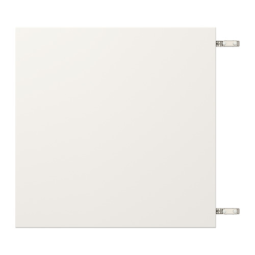 Gabinete blanco VEDDINGE; rectangular; tableros de fibra y poliuretano; Bisagras de níquel.