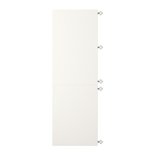 Mueble VEDDINGE blanco; rectangular, tablero de fibra con poliuretano y pintura acrílica, bisagras a juego.