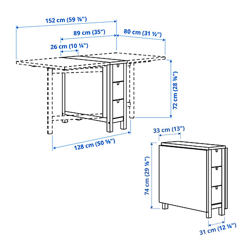 NORDEN / KYRRE, table and 4 stools 9 of 10 open dialog