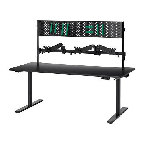 MÅLOMRÅDE, escritorio gaming sentado/de pie. 2 de 13 open dialog