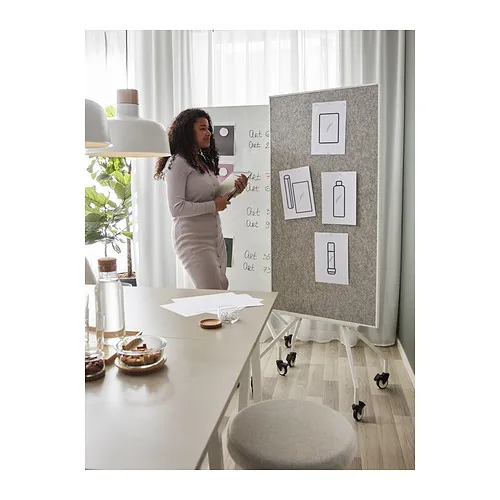 IKEA Puerto Rico - ELLOVEN whiteboard/noticeboard with casters