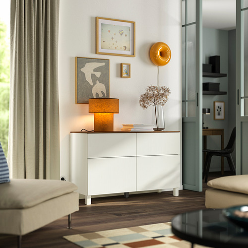 BESTÅ, comb almacenamiento+puertas/cajones. 3 de 3 abrir diálogo