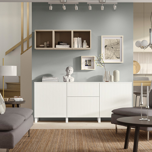 BESTÅ, combinación almacenamiento+cajones. 2 de 3 open dialog