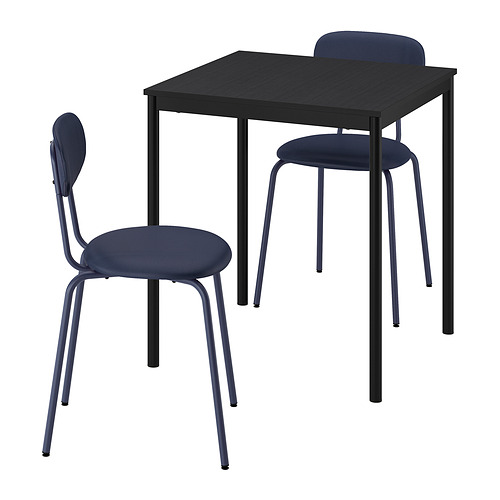 SANDSBERG, table and 2 chairs. 1 of 8 open dialog
