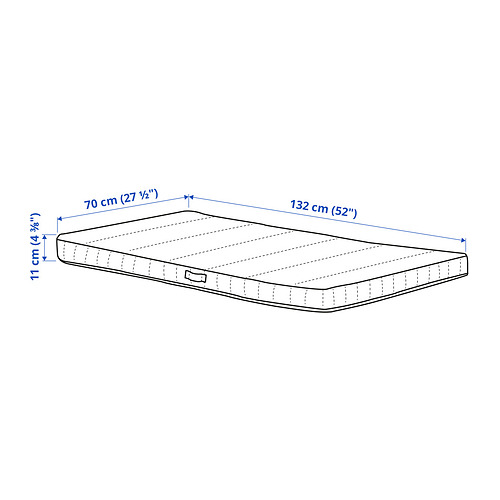 JÄTTETRÖTT, pocket spring mattress for crib 7 of 7 open dialog