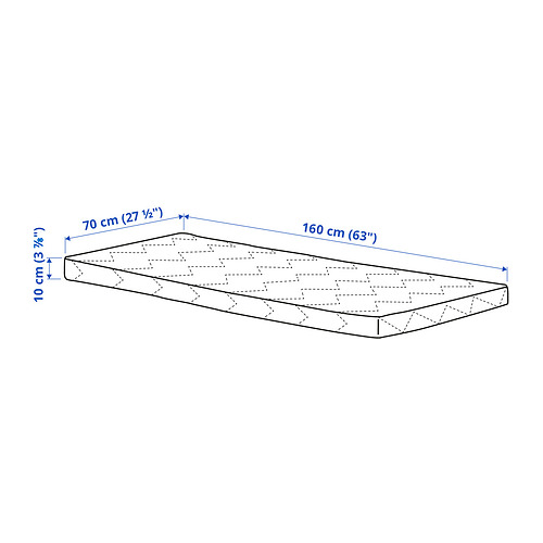 UNDERLIG, foam mattress for junior bed 6 of 6 open dialog