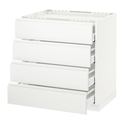 METOD / MAXIMERA, base cabinet for cooktop/4 drawers. 1 of 1 open dialog