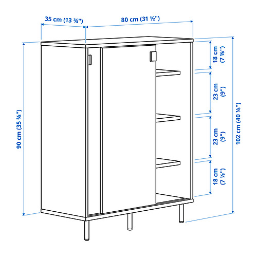 MACKAPÄR, shoe/storage cabinet 5 of 6 open dialog