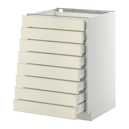 METOD, base cabinet/8 fronts/8 low drawers. 1 of 1 open dialog