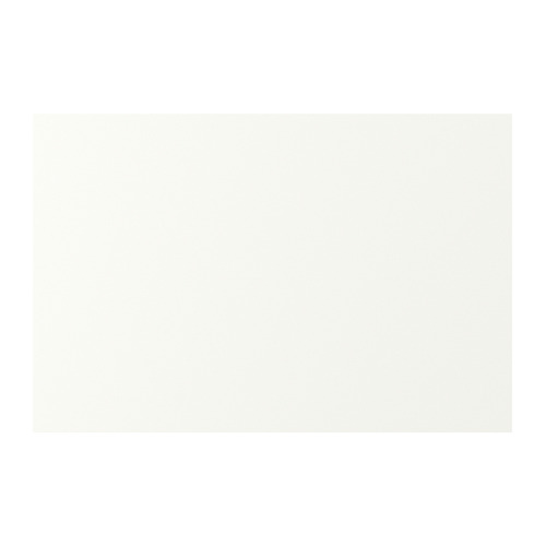 Armarios de cocina blancos VALLSTENA con lámina de plástico lisa, forma rectangular, diseño atemporal.