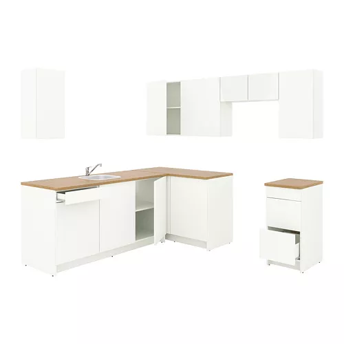 IKEA Puerto Rico KNOXHULT corner kitchen, white