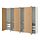 Select colour variation: white/oak effect