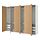 Select colour variation: white/oak effect