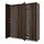 Variación actual: gris oscuro/marrón oscuro efecto roble teñido, 78 3/4x23 5/8x93 1/8 "