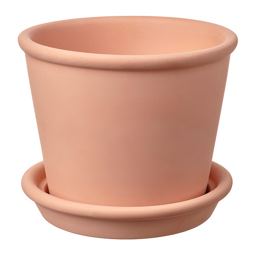 MUSKOTBLOMMA, plant pot with saucer 1 of 7 open dialog