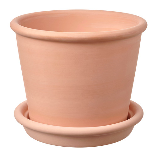 MUSKOTBLOMMA, plant pot with saucer 1 of 7 open dialog