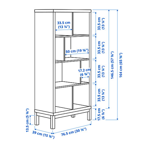 KALLAX, shelving unit with underframe 6 of 6 open dialog