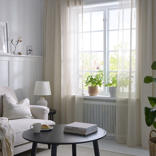 HÄLLEBRÄCKA, sheer curtains, 1 pair 4 of 10 open dialog