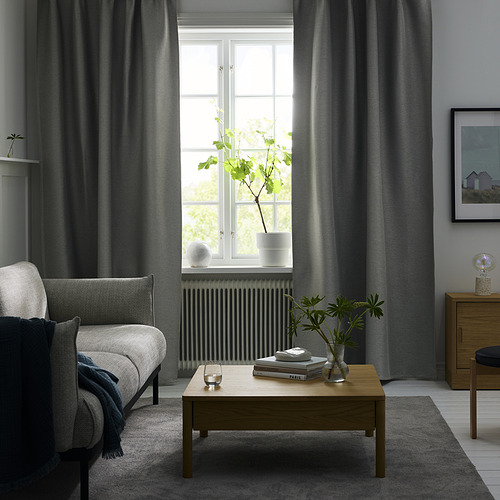 VILBORG, room darkening curtains, 1 pair 2 of 6 open dialog