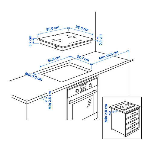 LAGAN, induction cooktop. 7 of 7 open dialog