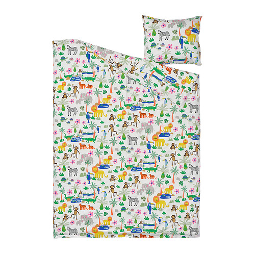 NATTHÄGER, duvet cover and pillowcase(s). 2 of 4 open dialog