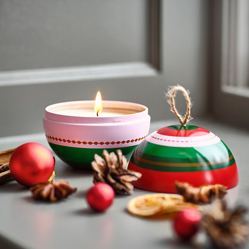 VINTERFINT, scented candle in metal cup. 3 of 4 open dialog