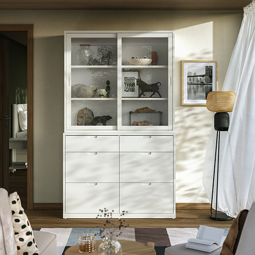 TONSTAD, storage combination with drawers 4 of 4 open dialog