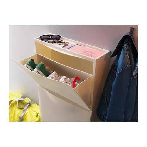 IKEA Puerto Rico - TRONES shoe/storage cabinet, white, 20 1/2 