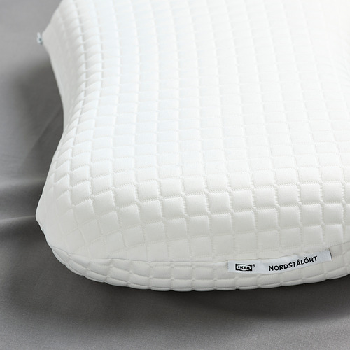NORDSTÅLÖRT, almohada ergonómica, de lado/boca arriba 3 de 8 open dialog