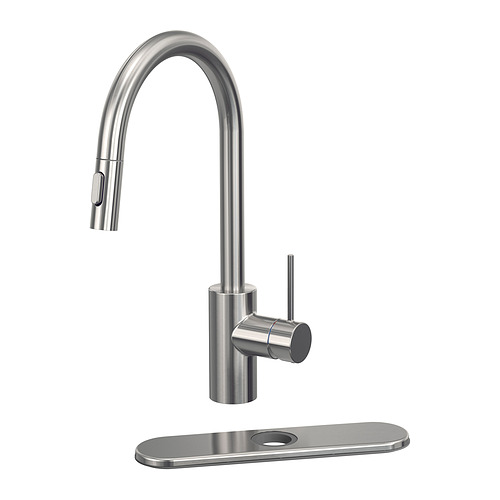 SALLSJÖN, grifo extensible+rociador. 1 de 7 open dialog