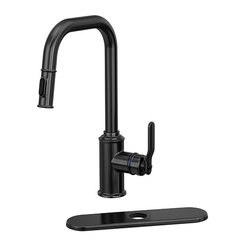 TAKSJÖN, grifo extensible+rociador. 1 de 7 open dialog