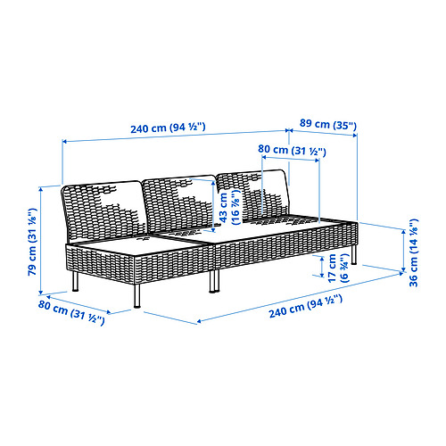 VITTSKÄR, sofa. 3 of 3 open dialog