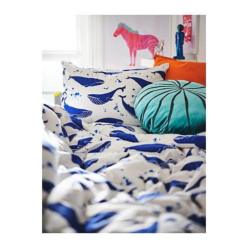 BLÅVINGAD, duvet cover and pillowcase(s) 5 of 9 open dialog