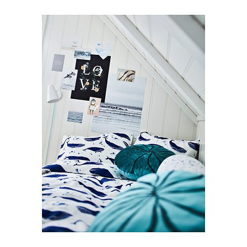 BLÅVINGAD, duvet cover and pillowcase(s) 9 of 9 open dialog