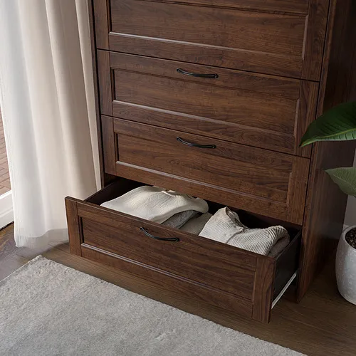 IKEA Puerto Rico - SONGESAND chest, vertical, 4-drawer, brown, 32