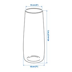 Measurement Illustration - BERÄKNA vase