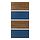 Select colour variation: Walnut effect / blue