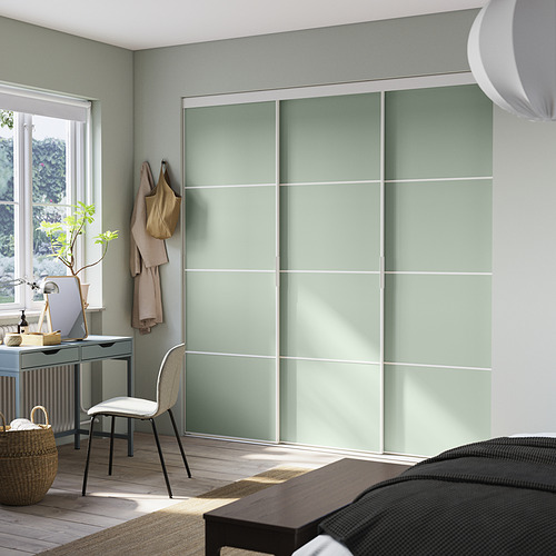 SKYTTA / AURDAL, walk-in wardrobe with sliding doors 5 of 5 open dialog