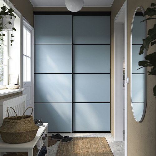 SKYTTA / AURDAL, reach-in wardrobe with sliding door 3 of 3 open dialog